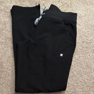 Figs Black Cargo Pants